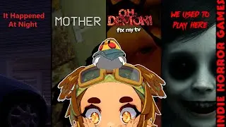 [HORROR] 4 crazy indie horror games !  [VTUBER]