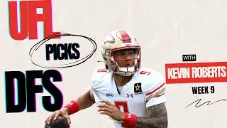 Week 9 UFL DFS Picks & Strategy | Top DraftKings Plays