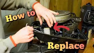 How to | Pull Starter Cord REPLACEMENT on Your 6 Horse Johnson / Evinrude