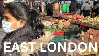 🇬🇧 EAST LONDON WALKING TOUR, WHITECHAPEL MARKET, EXPLORING LONDON'S DIVERSE CULTURE, LONDON WALK