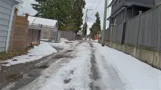 Ride 224 - Cycling Vancouver's dangerous snow covered bike lanes.