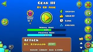 all gear level (gear/gear II/gear III) | geometry dash