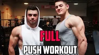 Training Chest & Delts with FaZe JzpR | Eating Burgers & Getting Shredded