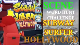 Scene The Word Hunt Challenge Completed Subway Surfer Hollywood Adventure 