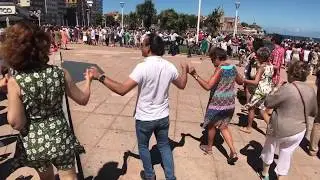 Danza Prima during summer festivities in Gijon
