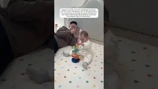 С этой игрушечной баскетбольной стойкой малыши могут играть с 6 месяцев! Дети могут сидеть и игра...