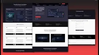 Master Creating A Trading Agency Website Design Using HTML, CSS With Animations