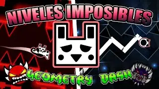 Jugando los NIVELES IMPOSIBLES de Geometry Dash