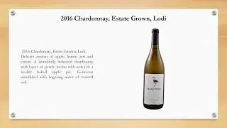Tasting notes on our wine!