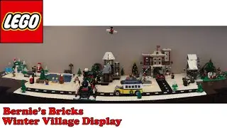 LEGO Winter Village, Merry Christmas from Bernie's Bricks.