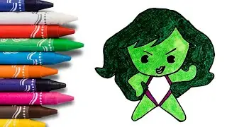 How to painting Gamora - Step by Step Guide | Easy Way | Gamora zeichnen | ड्राइंग गमोरा | 가모라 그리기