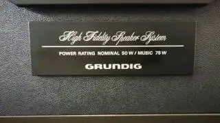 GRUNDIG Box 660a Lautsprecher High Fidelity