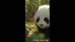 What Happens When a Baby Panda Meets a Kitten in a Bamboo Forest? 🐼🐱