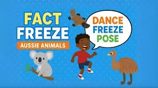 Fact Freeze Aussie Animals! Brain Break for Kids🦘🐨