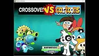 PVZ MOD Crossover vs Cartoon Combinacion piscina dia dificil descarga en la descripcion ❤