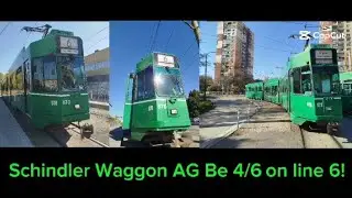 Schindler Waggon AG Be 4/6 on line 6!
