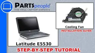 Dell Latitude E5530 (P28G-001) CPU Cooling Fan How-To Video Tutorial