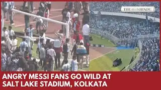 Angry Messi fans create chaos at Salt Lake Stadium in Kolkata after brief appearance