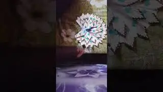 peacock design with matchstick #craft