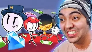 Henry Stickmin || بخاطر یه اشتباه با دوست دختر هادی رفتیم دزدی !! 😂🔥