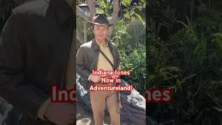 Indiana Jones is Now in Adventureland! #indianajones #disneyland #adventureland #indianajones5