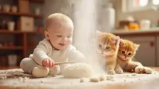 Ginger Mama Cat Found a Baby in Trash and Raised It Like Her Own 🐾👶❤️