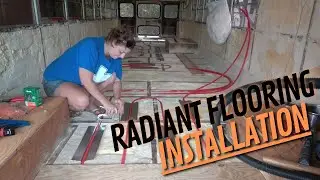 Radiant Heating & Subfloor Installation | The Skag Den - School Bus Conversion
