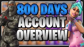 800 Days Logged/4600+ hours played in STW and BR Account Overview & Locker Showcase!
