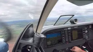Aproximação RNP da pista 18 de Ribeirão Preto-SP - BARON G58