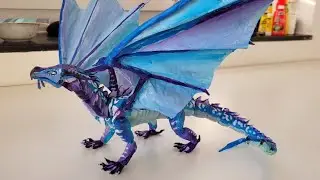 Making a Wings of fire dragon Seawing out of paper Tutorial