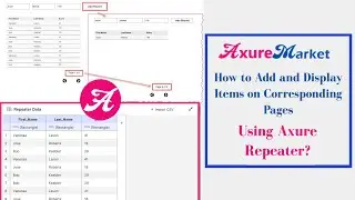 Axure Tutorial: How to Add and Display Items on Corresponding Pages using Axure Repeater