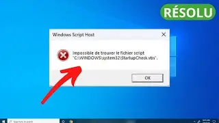 Impossible de trouver le fichier script Maintenance.vbs dans Windows 10/11