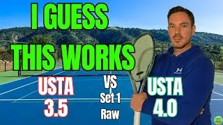 USTA 3.5 vs USTA 4.0 Tennis | Testing a New Winning Strategy! (Raw)
