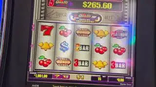 Double Diamond Deluxe $25/Spin - Quick Hit Platinum $15/Spin High Limit