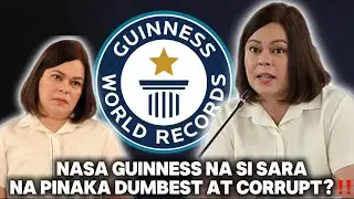 OMG‼️ NASA GUINNESS WORLD RECORD NA SI SARA NA PINAKA CORRUPT NA POLITICIAN??