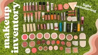 makeup inventory 2023 + doing some light decluttering