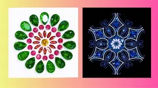 Dazzly Diamond Art by number #art #mandala #trending #viralvideo