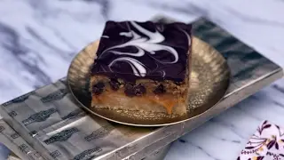 How to make salted caramel billionaire bars | salted caramel butter bars| chocolate chip cookie bars