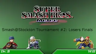 OnTiltGaming Smash Tournament 2 Loser Finals: Dr.B (Marth/Sheik) Vs. Will (Captain Falcon)