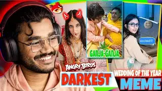 SOURAV JOSHI WEDDING MEME REVIEW😆 DARKEST MEME 🌚 WEDDING OF THE YEAR 👍