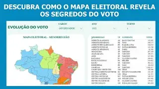 Descubra como o mapa eleitoral revela os segredos do voto