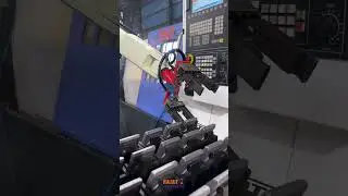 Robotic machine tending with kawasaki robot