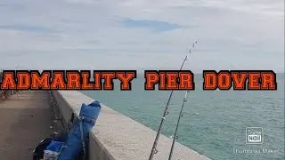 Fishing Admarlity pier dover in BAD WEATHER