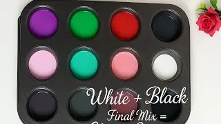 Color Mixing ASMR | 5 Colors to 7 Stunning Shades | Satisfying DIY Art by MrN Color Chemistry