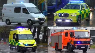 Veel Hulpdiensten met spoed onderweg naar meldingen in Doornik e.o. - Services d'urgence &agrave; Tournai!