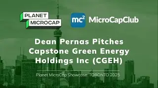 Дин Пернас представляет Capstone Green Energy Holdings Inc (CGEH) на конференции Planet Microcap ...