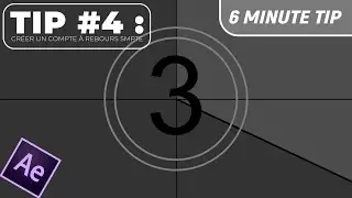 After Effects TIP #4. Créer un compte à rebours de film SMPTE