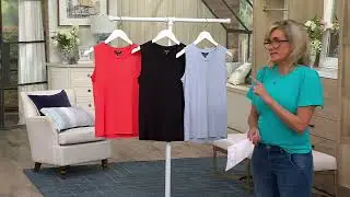 nicole by Nicole Miller Modal Knit Tank Top on QVC