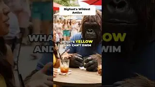 IF BIGFOOT WENT TO A SPORTS BAR!!! 😂 #comedy #bigfoot #shorts