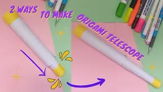 [🥰telescope🥰] origami telescope|diy telescope|how to make telescope at home